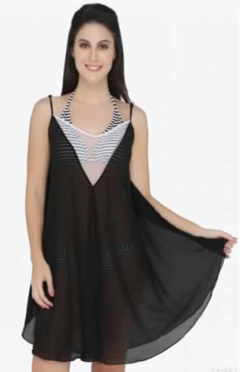 VACAY LOVE BLACK COVER UP (M)